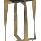 Zuo Noara Accent Table Black & Brass