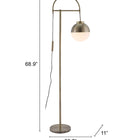 Zuo Waterloo Floor Lamp white