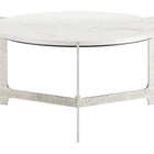 Zuo Barmas Coffee Table White & Silver