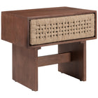 Zuo Amaria Nightstand Natural & Walnut