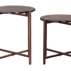 Zuo Gema Coffee Table Set (2-Piece) Bronze
