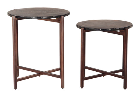Zuo Gema Coffee Table Set (2-Piece) Bronze