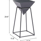Zuo Pira Side Table Black