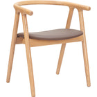 Zuo Peker Dining Chair (Set of 2) Brown & Natural