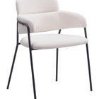 Zuo Marcel Dining Chair (Set of 2) Cream