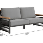 Zuo Naru Sofa Gray