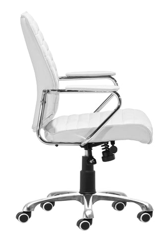 Zuo Enterprise Low Back Office Chair White