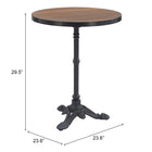 Zuo Gazebo Dining Table Walnut