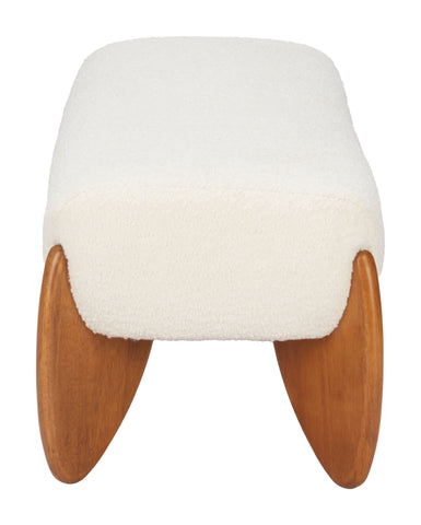 Zuo Charm Bench Ivory