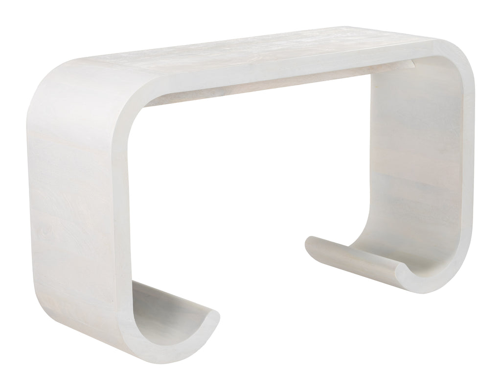 Zuo Dena Console Table Whitewashed