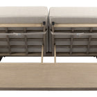 Zuo Varadero Beach Double Chaise Gray
