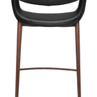 Zuo Limay Barstool Black & Walnut