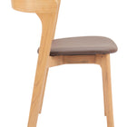 Zuo Pioro Dining Chair (Set of 2) Brown & Natural