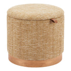 Zuo Fije Storage Ottoman Oat Yellow