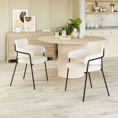 Zuo Marcel Dining Chair (Set of 2) Cream