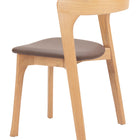 Zuo Pioro Dining Chair (Set of 2) Brown & Natural