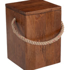 Zuo Omaga Storage Side Table Walnut
