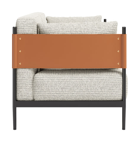 Zuo Stirbe Loveseat Gray