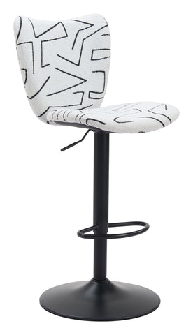 Zuo Elevate Barstool (Set of 2) White