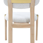 Zuo Rilou Dining Chair (Set of 2) White & Natural