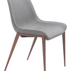 Zuo Magnus Dining Chair (Set of 2) Slate Gray & Walnut