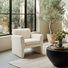 Zuo Dobra Accent Chair Oatmeal Beige