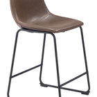 Zuo Smart Counter Stool (Set of 2) Vintage Espresso