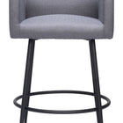 Zuo Horbat Counter Stool (Set of 2) Gray