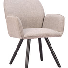 Zuo Sieve Swivel Dining Chair (Set of 2) Beige