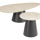 Zuo Reyes Coffee Table Set (2-Piece) Natural & Black
