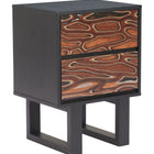 Zuo Aremi Nightstand Brown & Black