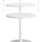 Zuo Mule Adjustable Bar Table White