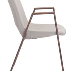 Zuo Desi Dining Chair (Set of 2) Beige & Walnut