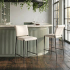Zuo Freesia Barstool (Set of 2) White