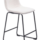 Zuo Smart Counter Stool (Set of 2) Ivory