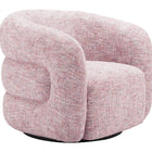 Zuo Refine Swivel Chair Pink Tweed
