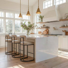 Zuo Velar Counter Stool (Set of 2) Beige & Gray