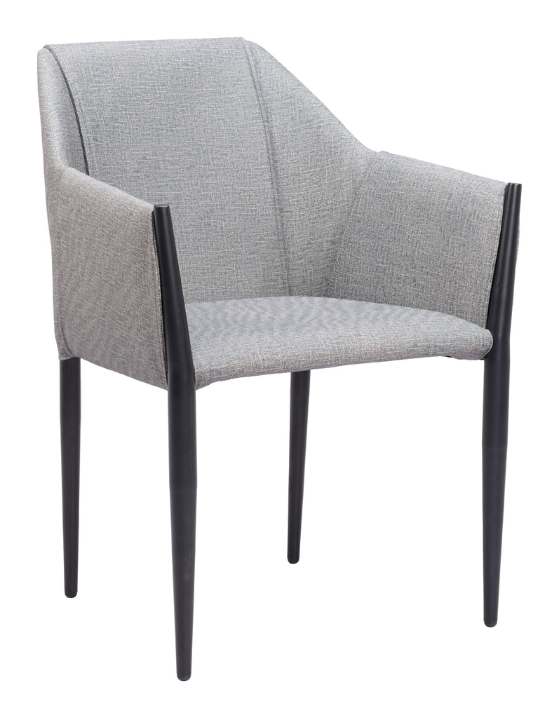 Zuo Andover Dining Chair (Set of 2) Slate Gray