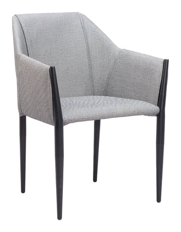 Zuo Andover Dining Chair (Set of 2) Slate Gray