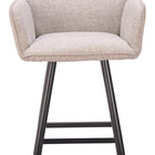 Zuo Sieve Swivel Barstool Beige