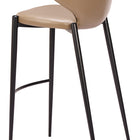 Zuo Lino Barstool (Set of 2) Taupe
