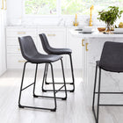 Zuo Smart Counter Stool (Set of 2) Charcoal