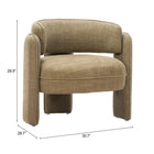 Zuo Naan Accent Chair Artichoke Green