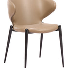 Zuo Lino Dining Chair (Set of 2) Taupe