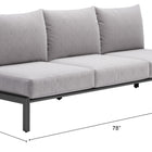 Zuo Horizon Sofa Gray
