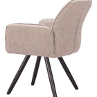 Zuo Sieve Swivel Dining Chair (Set of 2) Beige