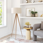 Zuo Imperial Floor Lamp Beige & Natural