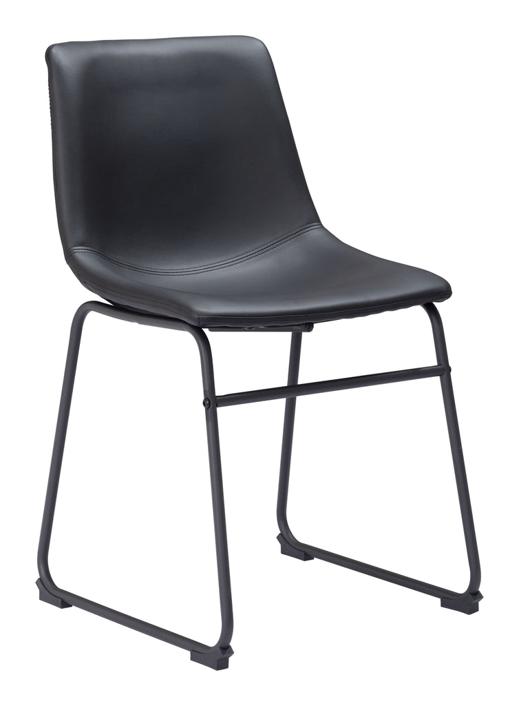 Zuo Smart Dining Chair (Set of 2) Black