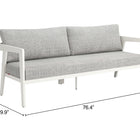 Zuo Roccia Sofa Gray