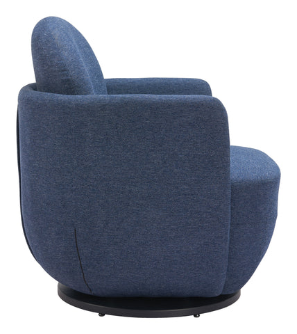 Zuo Bant Swivel Chair Blue